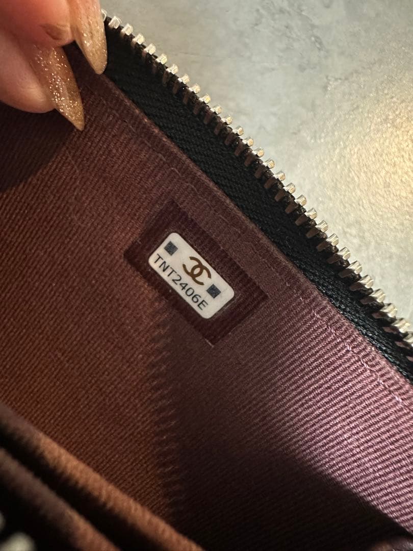 CHANEL クラシック ジップ ケース ブラック