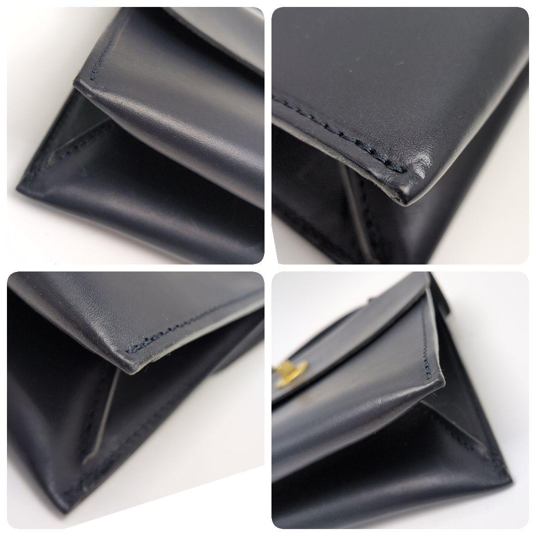 MIMI BERRY　2wayショルダーバッグ　HEBE ターンロックネイビー