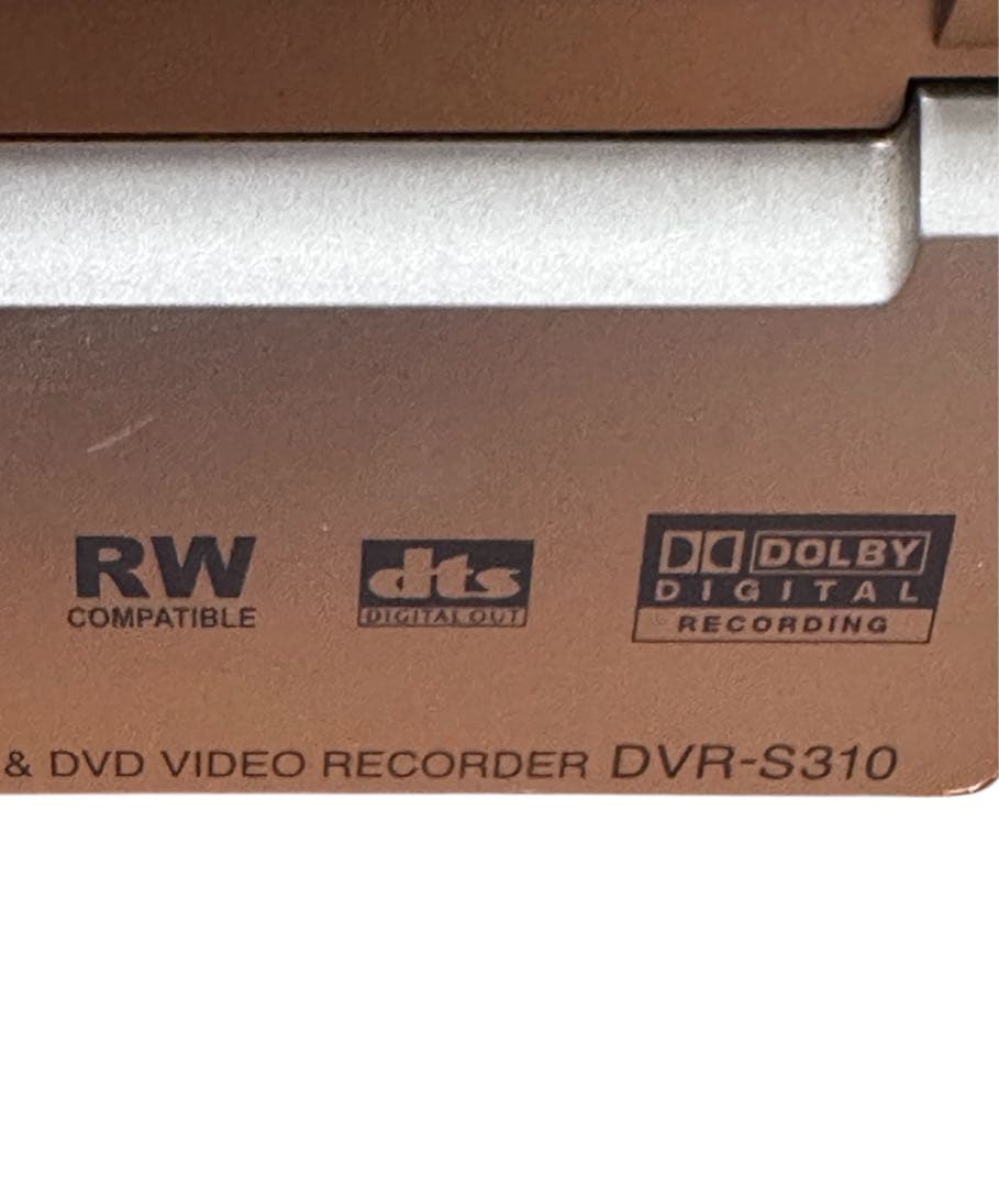 ミツビシ MITSUBISHI DVR-S310 VHS/DVD一体式レコーダー