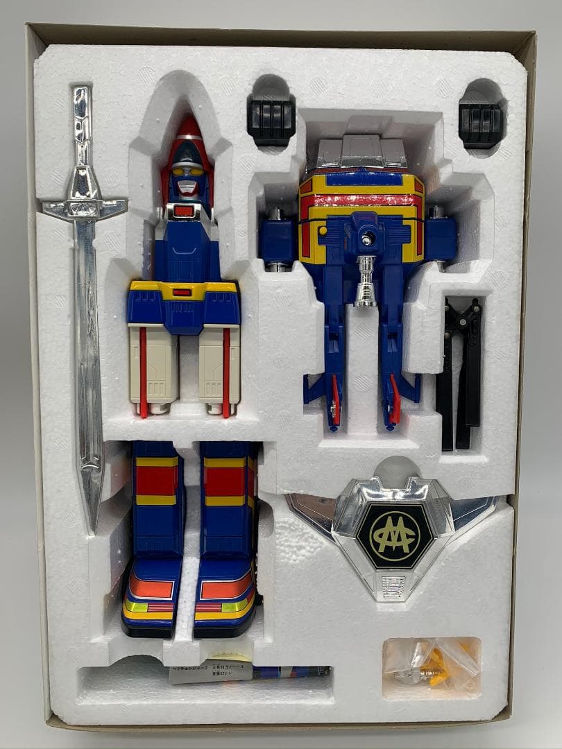 当時物 電撃戦隊チェンジマン DX超合金 チェンジロボ シール未使用 美品