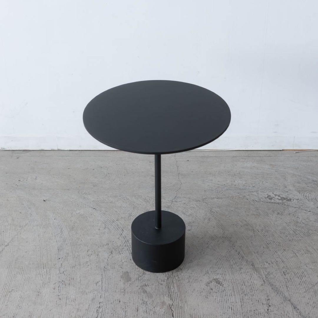 黒い円形サイドテーブル　sugi様