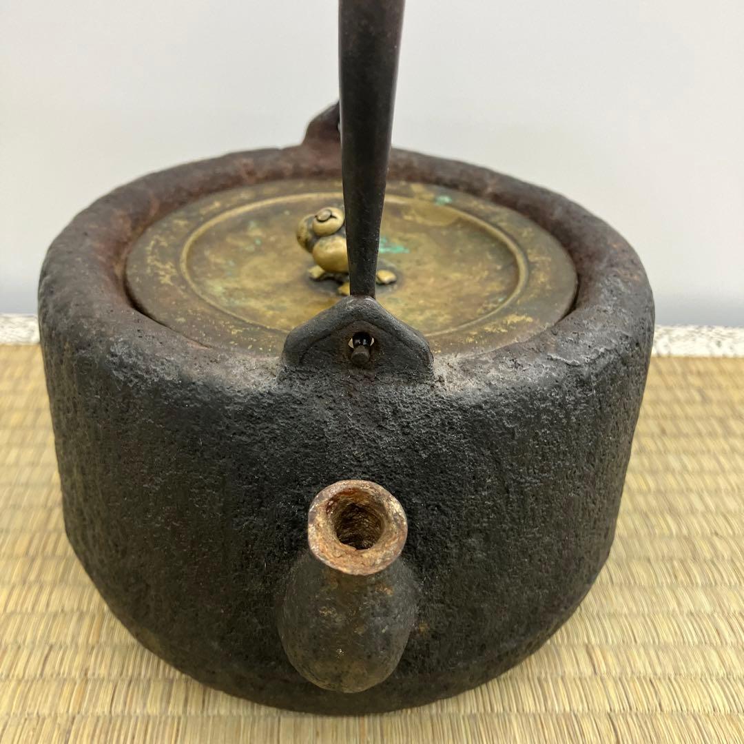 龍文堂　古鉄瓶　アンティーク