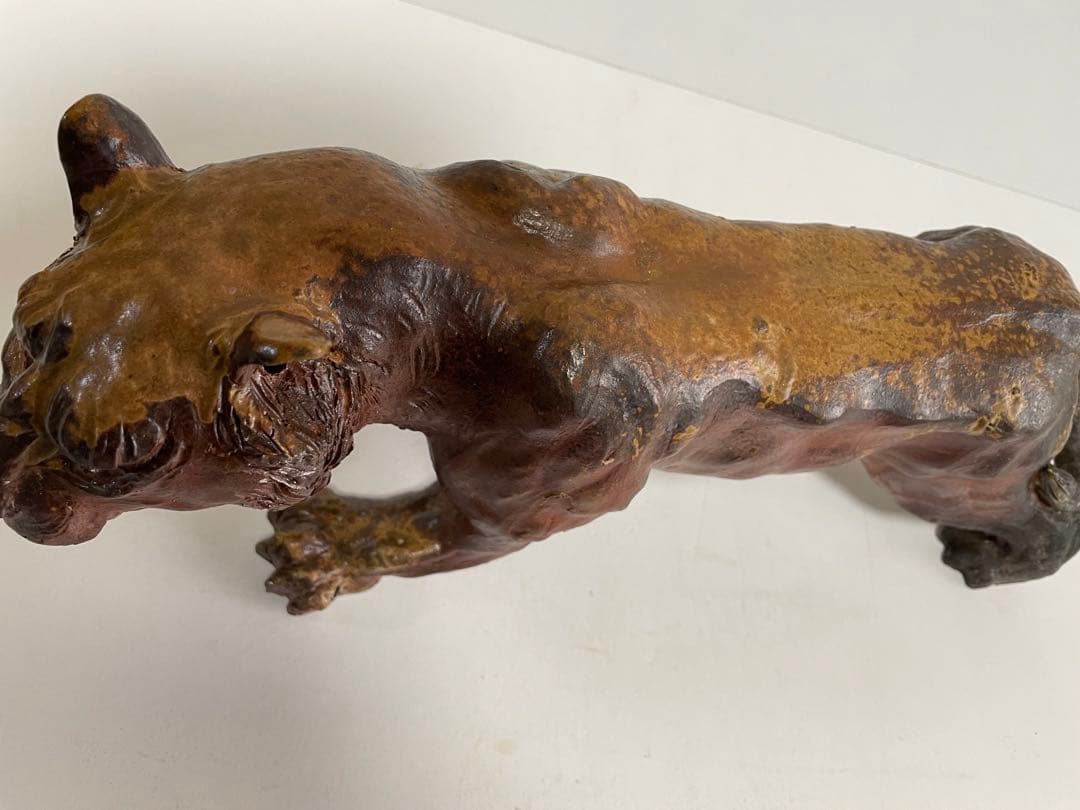 【柴岡一海】備前焼　虎　縁起物　干支　置物　飾り物