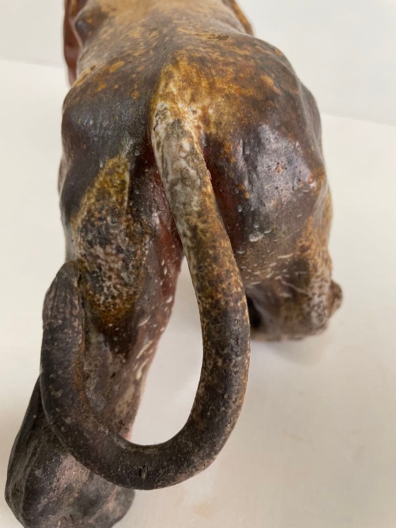 【柴岡一海】備前焼　虎　縁起物　干支　置物　飾り物