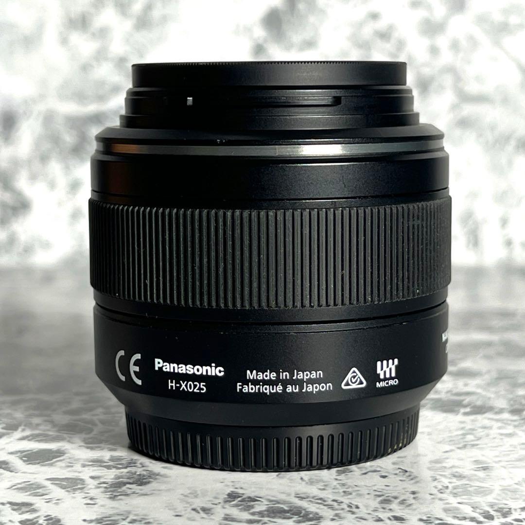 [フード・フィルター付] Panasonic LEICA 25mm F1.4