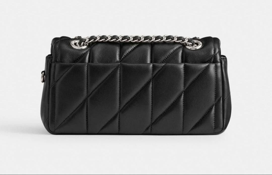 【新品】COACH タビー ショルダー バッグ 20・キルティング　シルバー