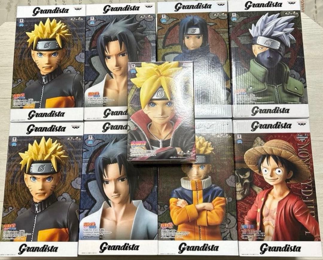 ルフィ ナルト サスケ ボルト グランディスタ grandista フィギュア