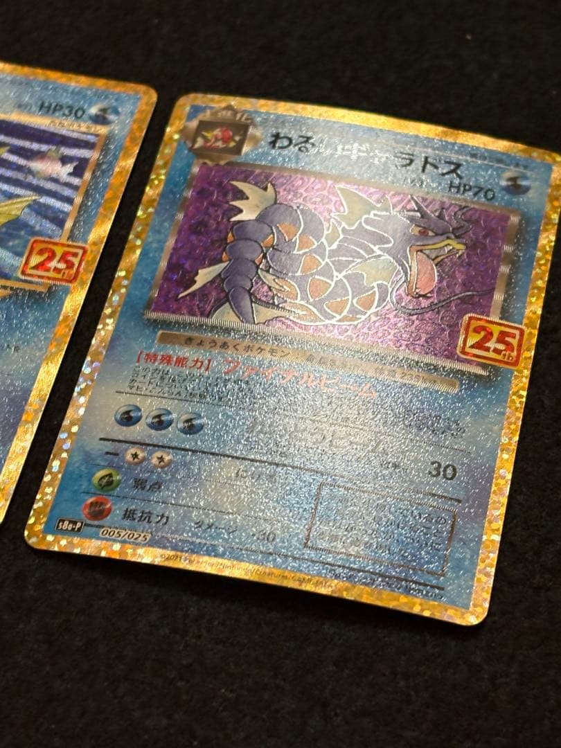 【ひかるコイキング わるいギャラドス 25th】２枚セット