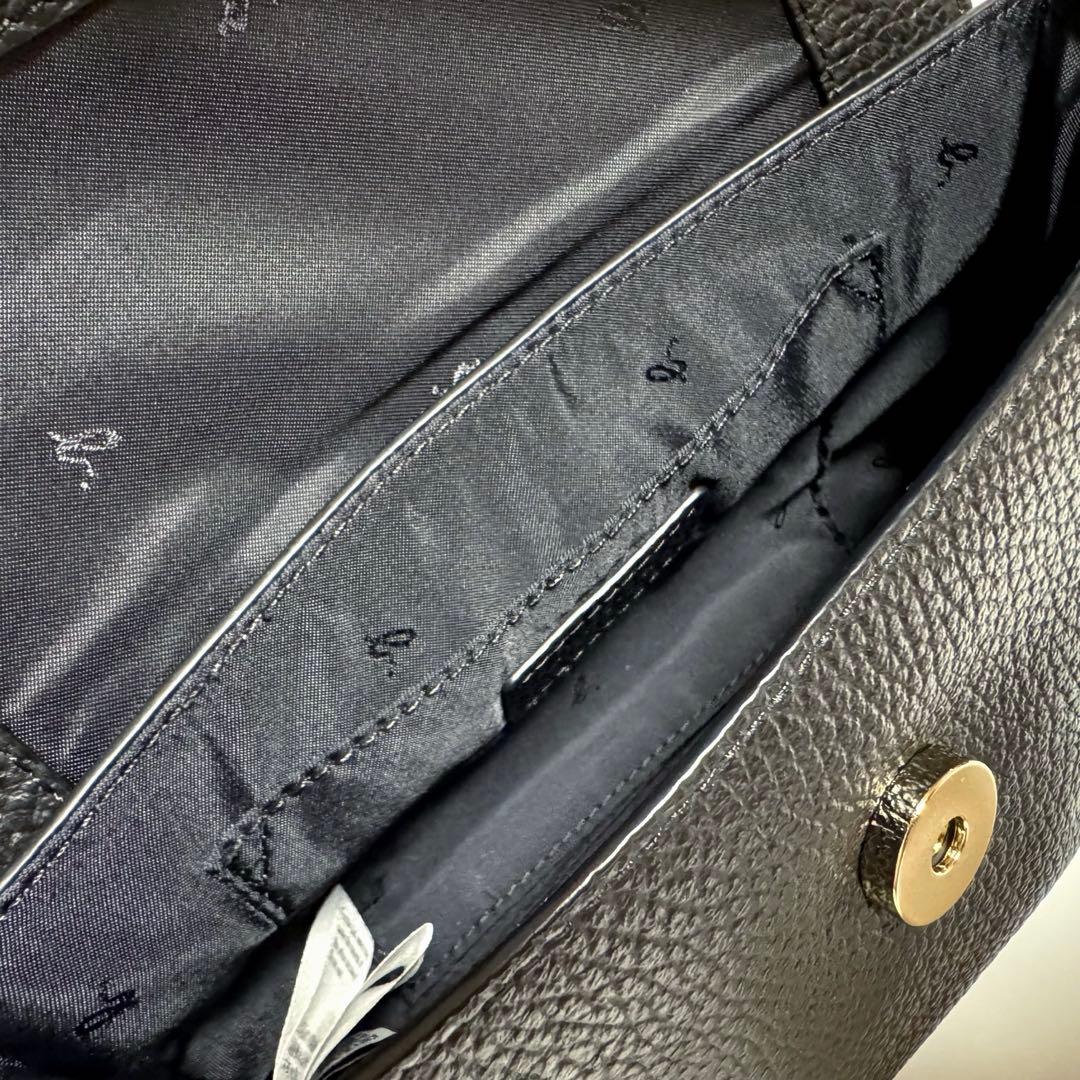 agnes b. アニエスベー ショルダーバッグ ブラック ミニ レディース