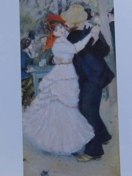 ルノワール 、【ブージヴァルのダンス】、希少画集画、新品高級額・額装付
