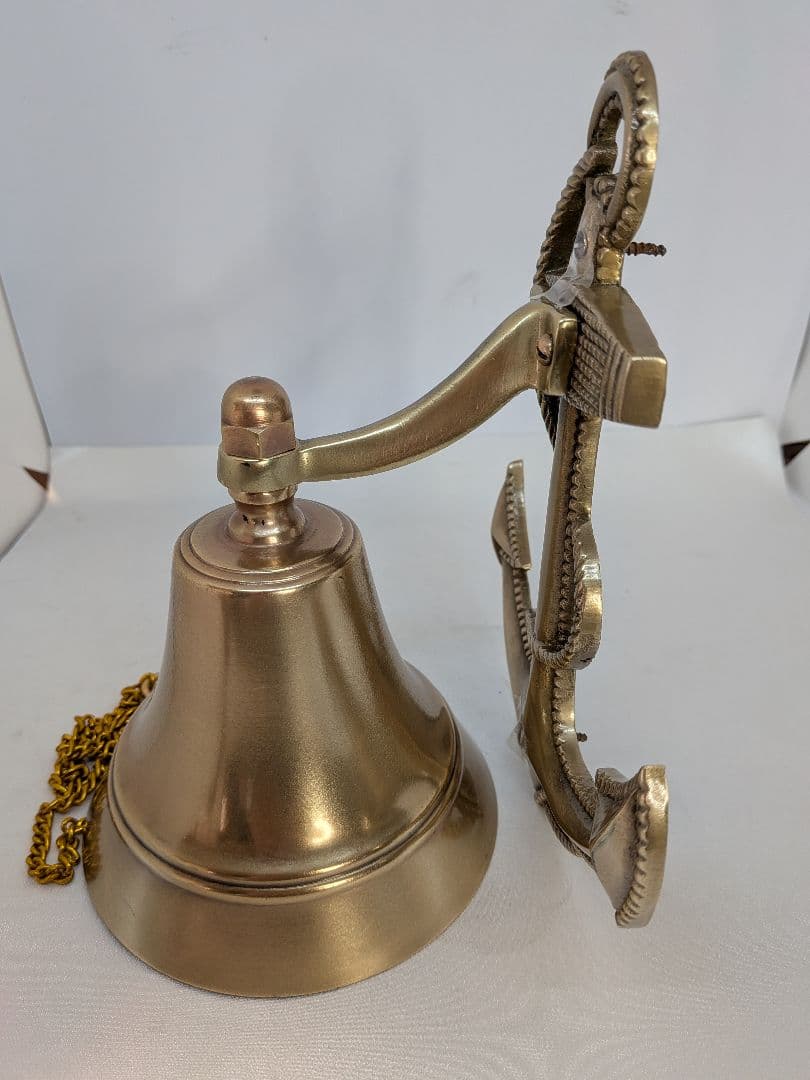 ☆b747、大きいイカリベル（中） 鐘　真鍮　シップベル