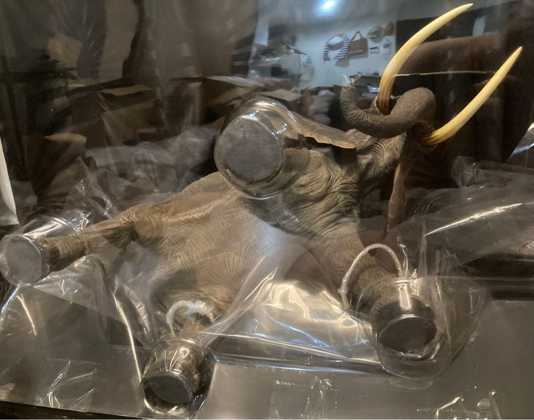 【初期カラー】アフリカゾウ ビッグフィギュア ◆ メガソフビアドバンス