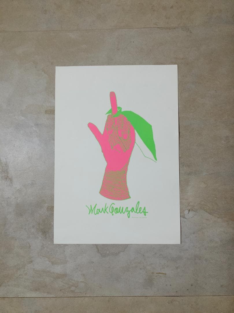 MARK GONZALES シルクスクリーン ポスター 限定5枚 大判