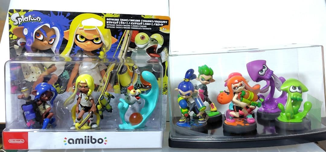 【箱有】レア物スプラトゥーン amiibo ガール　イカ　オレンジ　ネオピンク