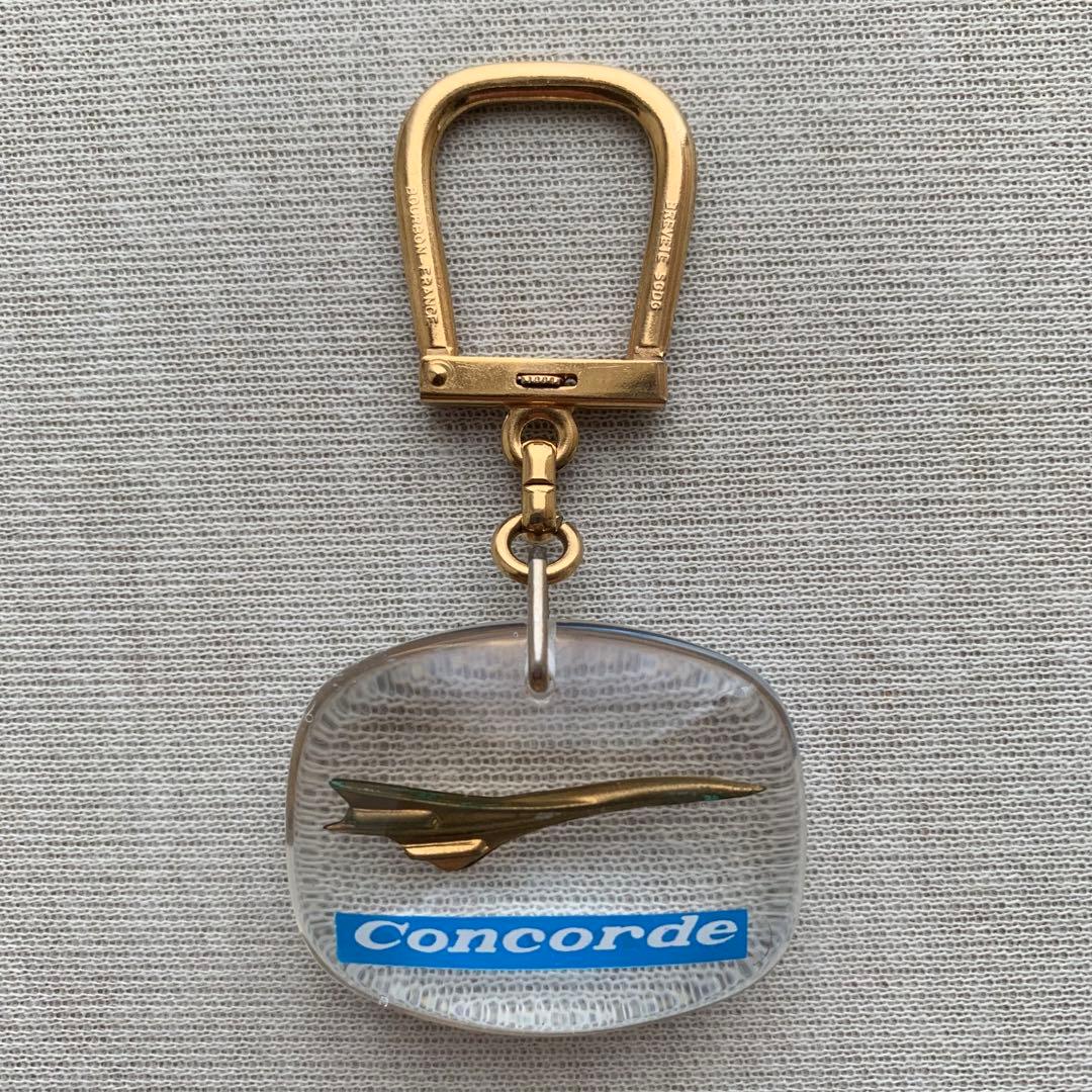 ブルボンキーホルダー 【Concorde】コンコルド 飛行機 エールフランス