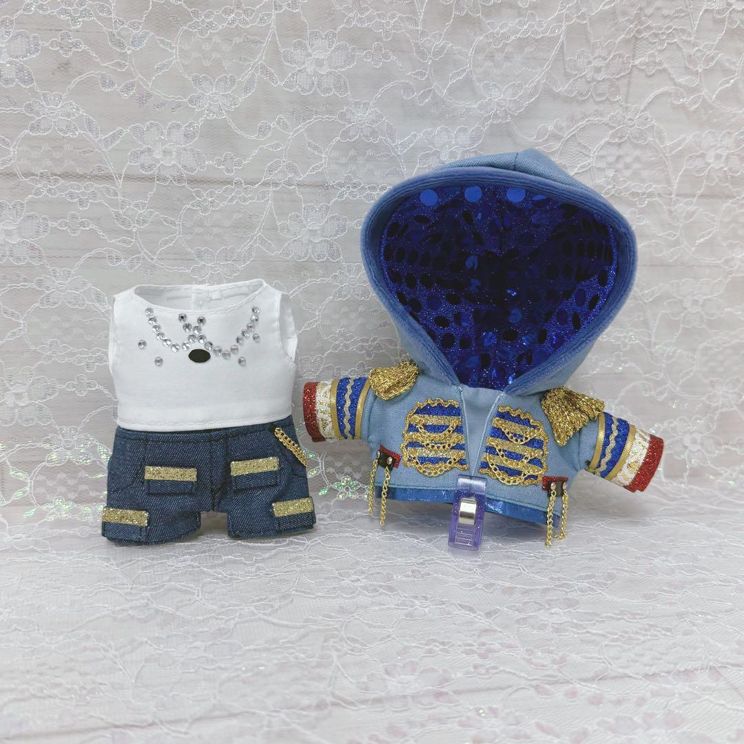 愛別離苦様　はぴぬい　ぬい服　B &ZAI デニムセットアップ