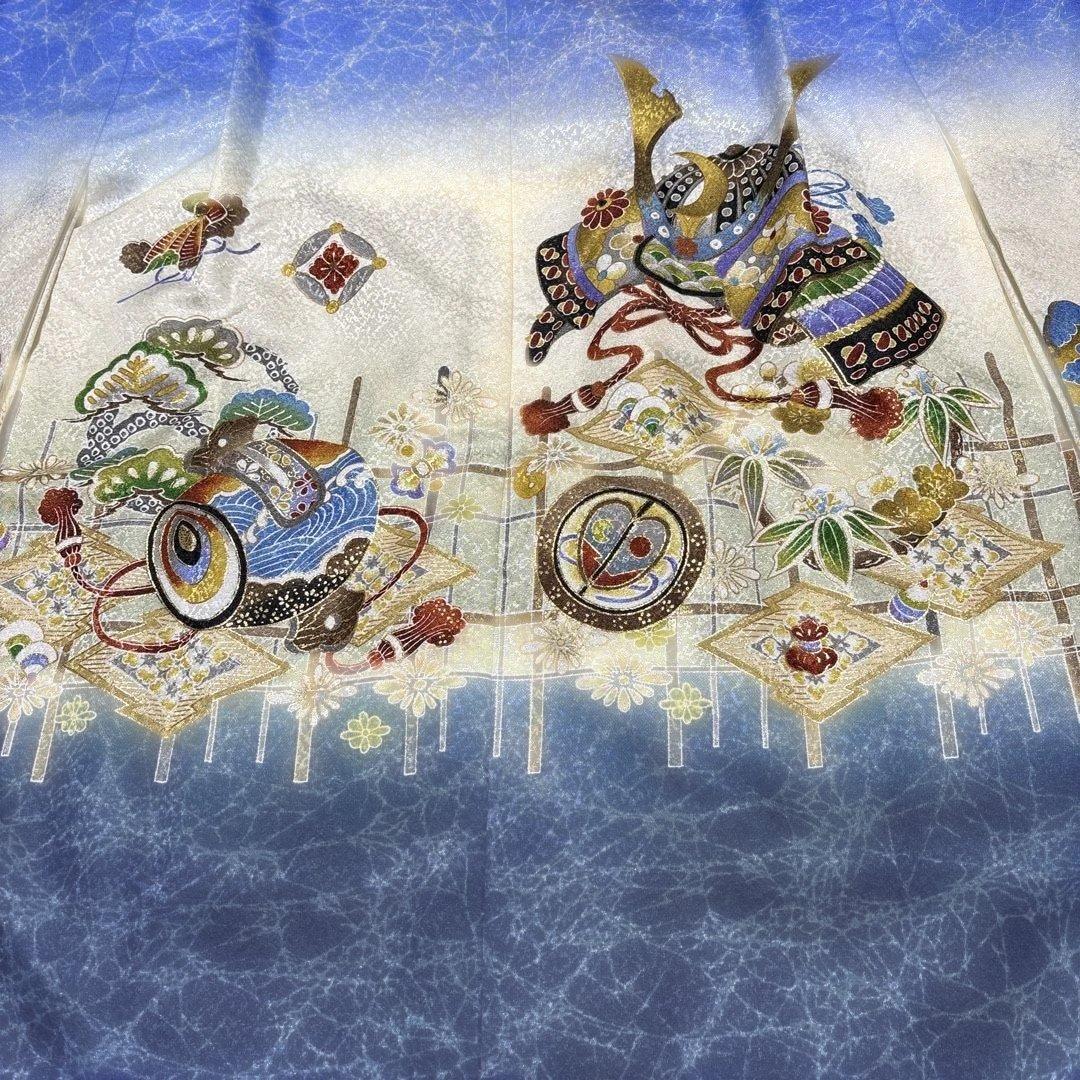 a☆です　羽織袴フルセット　男の子用　　七五三　5歳　簡単　着物