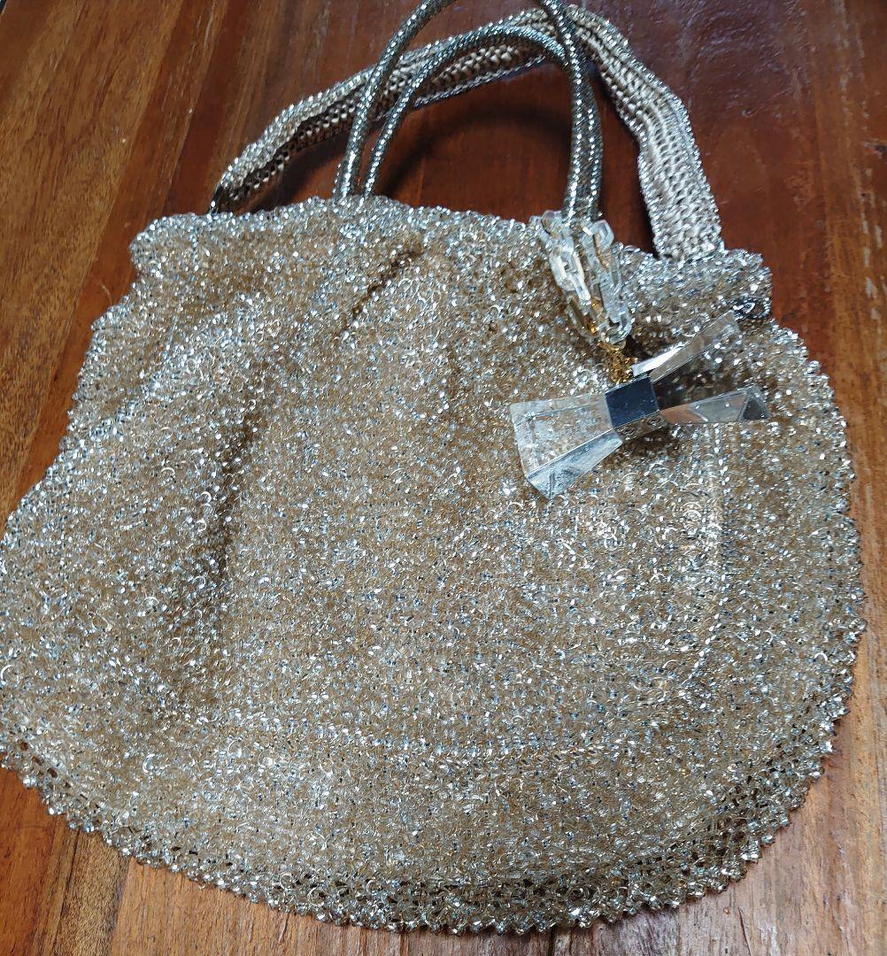 ANTE PRIMAゴールド ビーズ バッグ