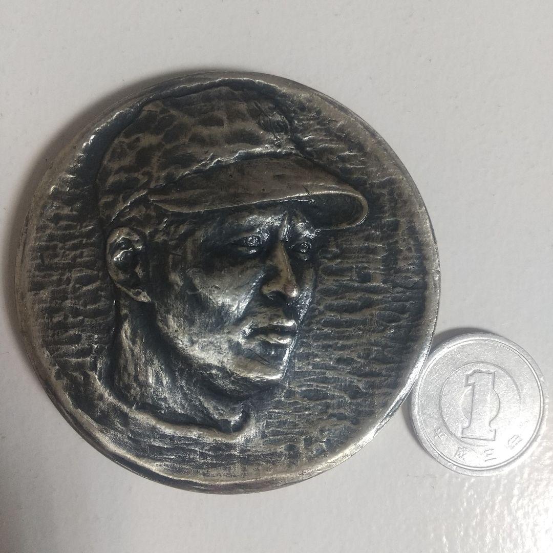 王貞治 大型記念銀メダル GOLDEN PLAYER'S MEDAL