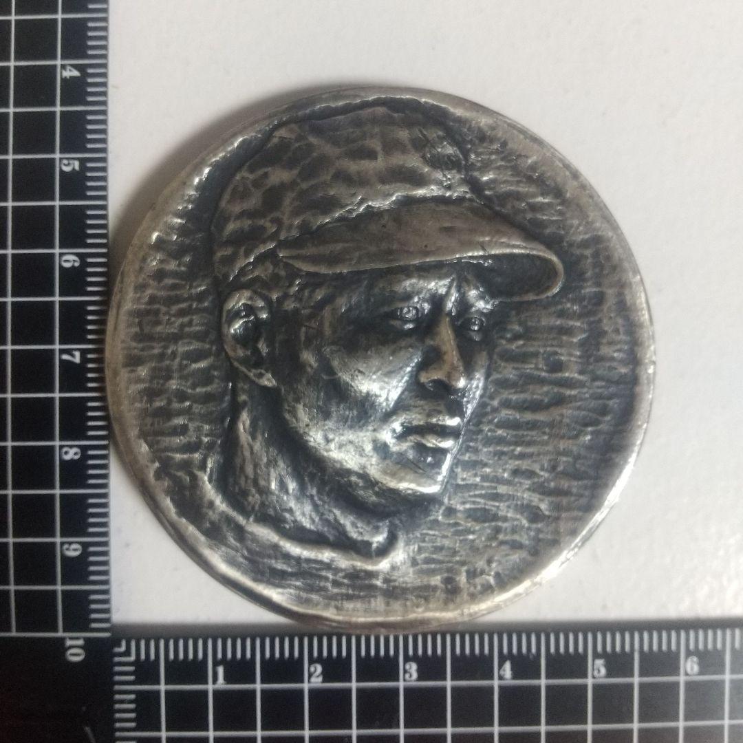 王貞治 大型記念銀メダル GOLDEN PLAYER'S MEDAL