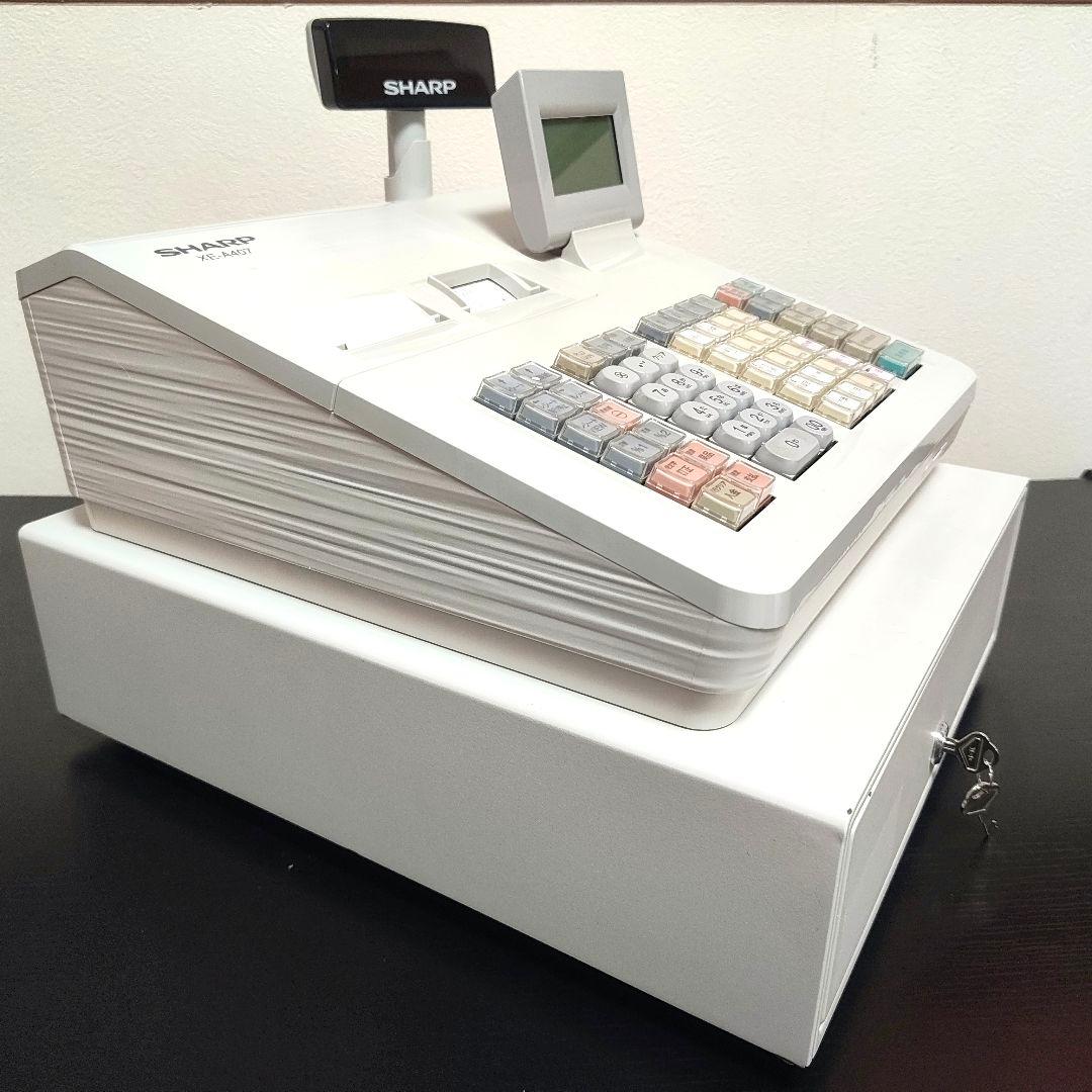 動作確認済✨️SHARP シャープ XE-A407 レジスタ 横型領収証