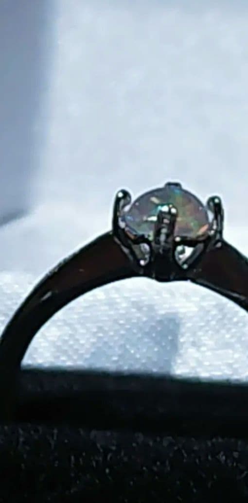 極ネオン　メキシコ産ウォーターオパール　925SV