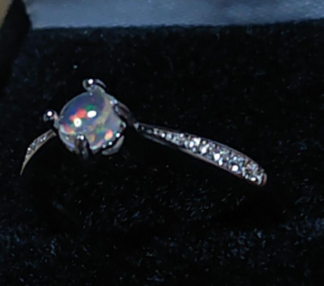 極ネオン　メキシコ産ウォーターオパール　925SV