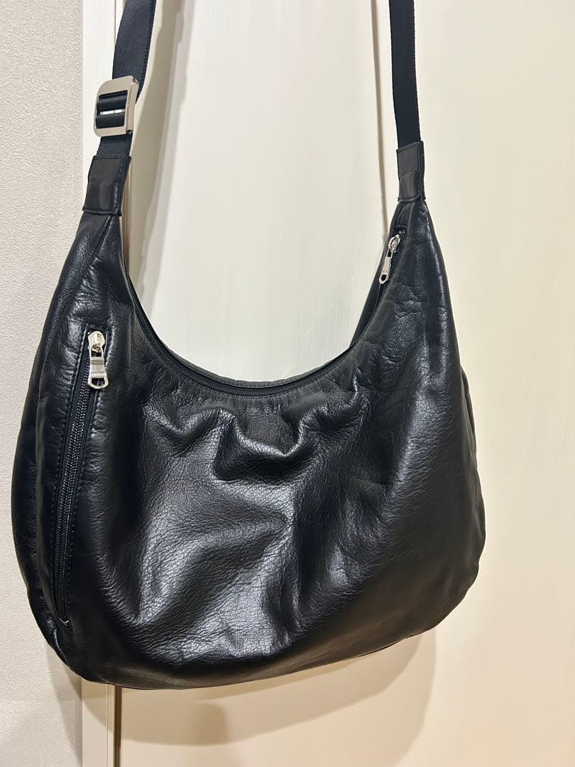 美品　russet ソフトレザーラウンドビッグショルダーバック