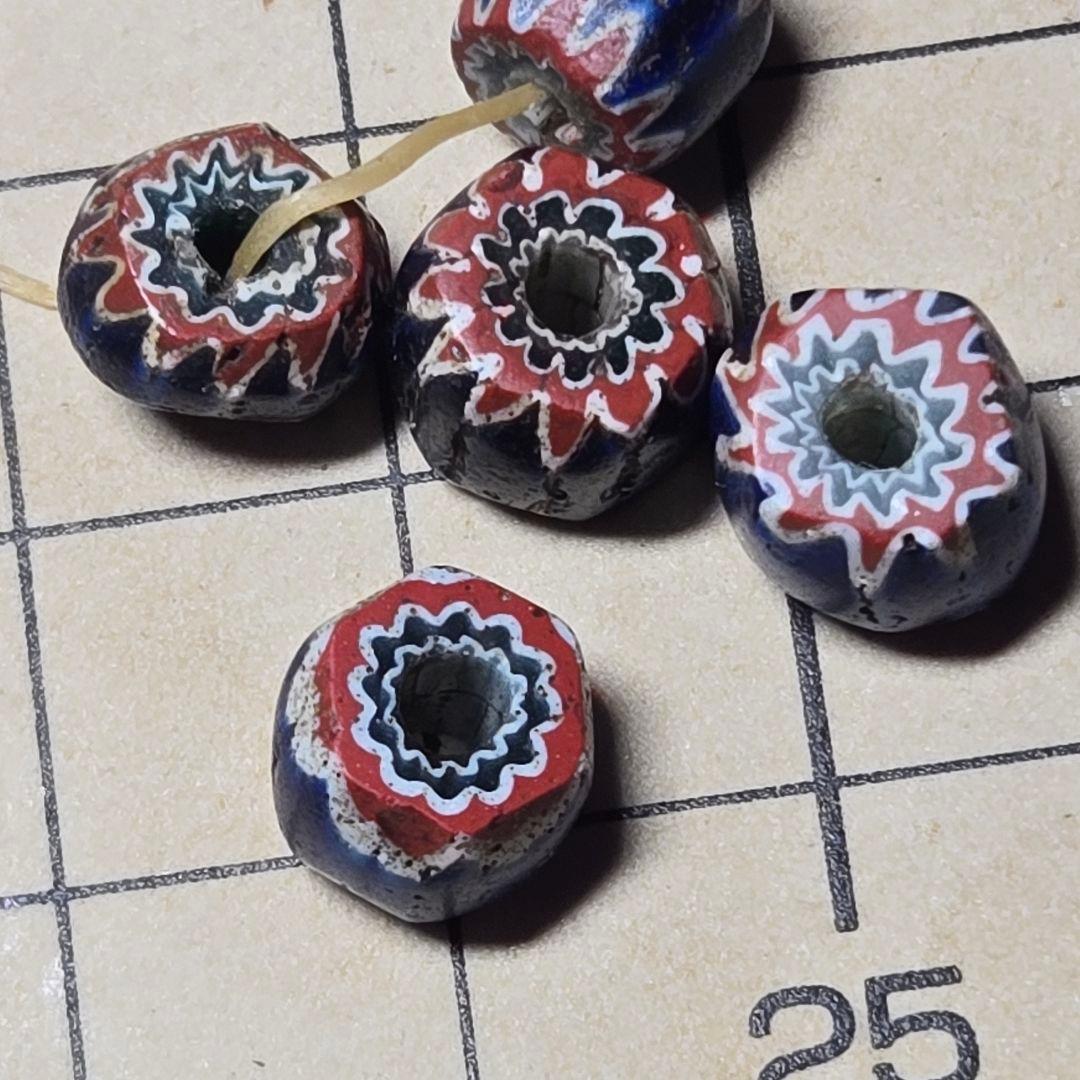 稀少　小粒　7層シェブロンビーズ　goro's等のカスタムに 2