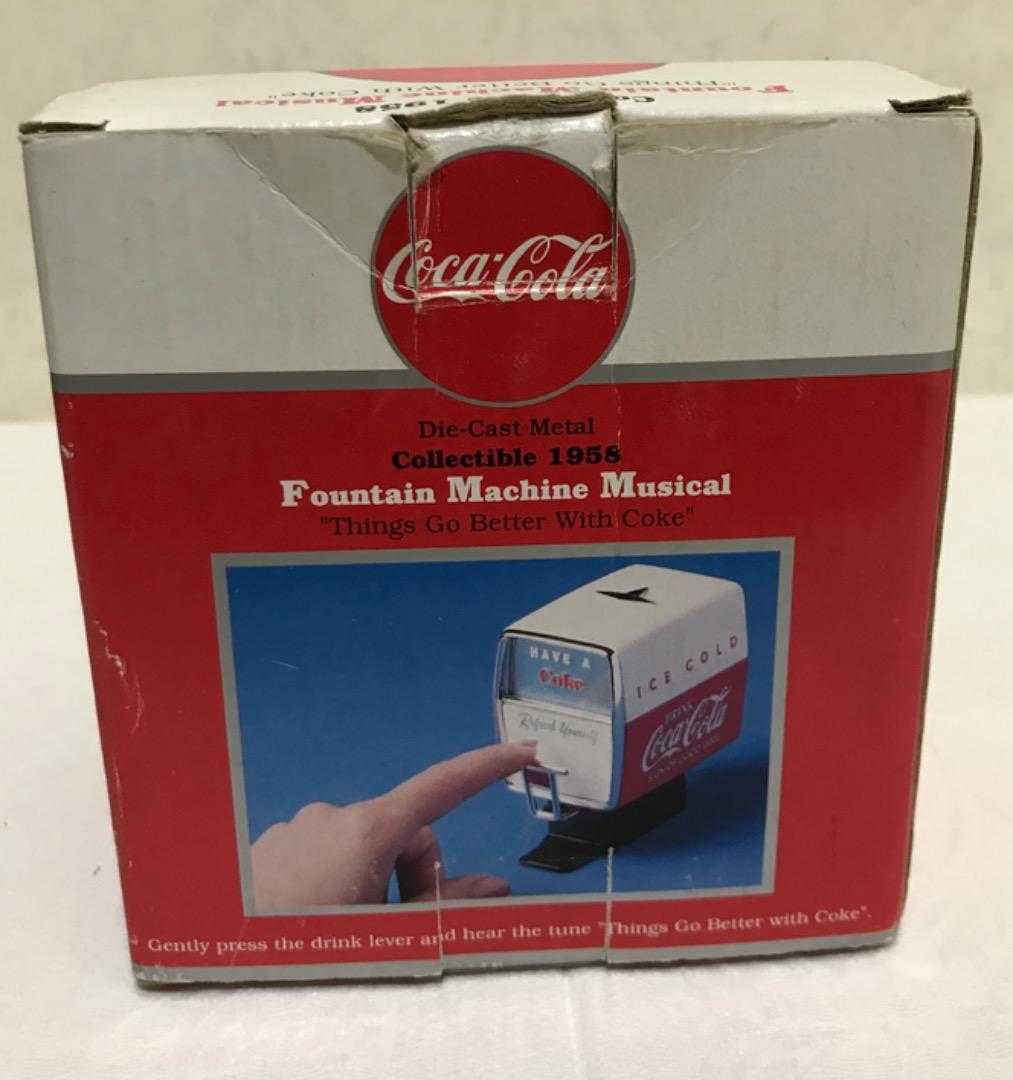 コカコーラ 1958 ファウンテンマシン ミュージカル エネスコ　箱・証明書付