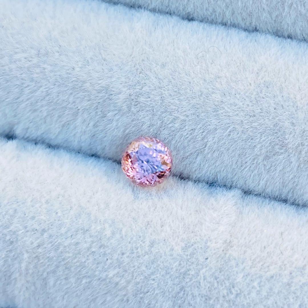 天然石　ピンクジルコン　ルース　天然石リング