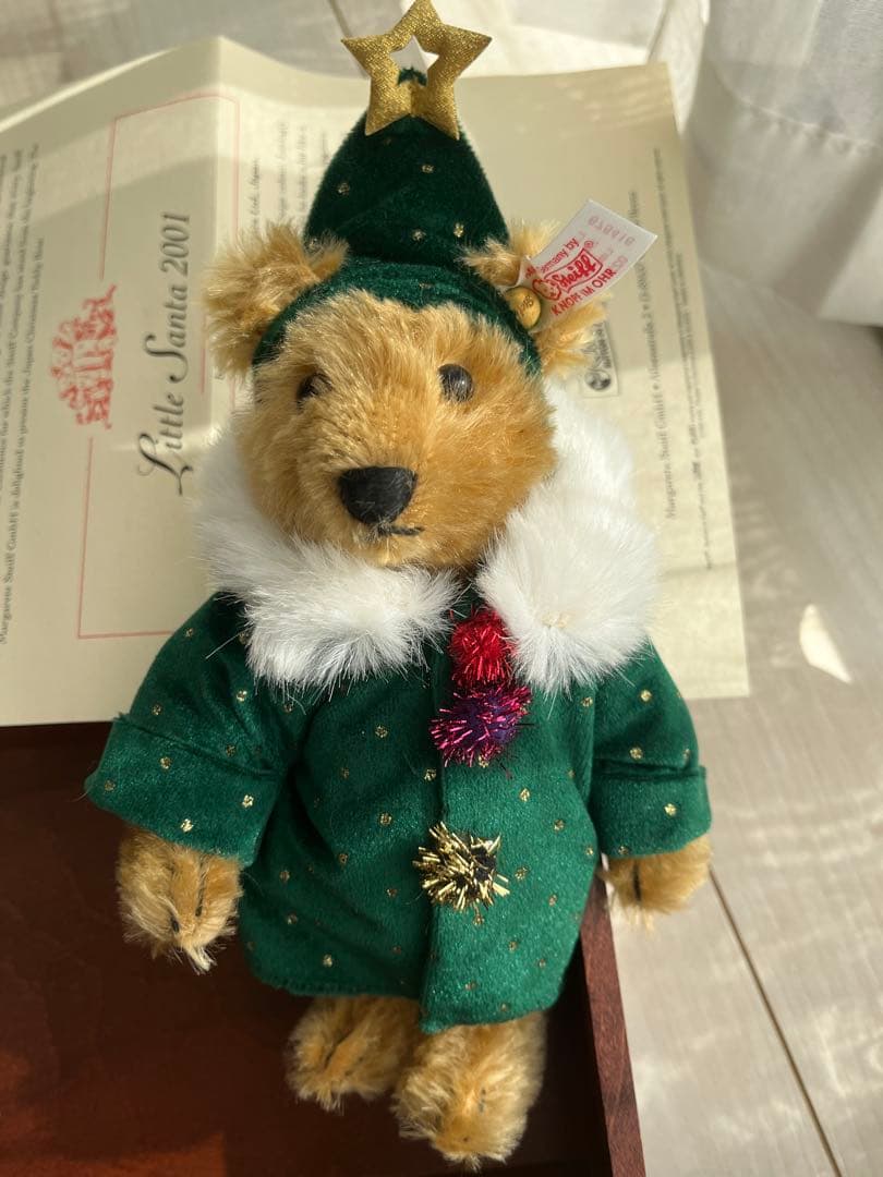 steiff Little Santa 2001 ぬいぐるみ