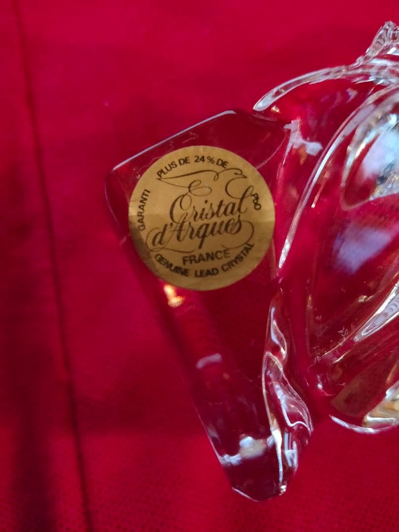 フランス製クリスタル工芸品楽器