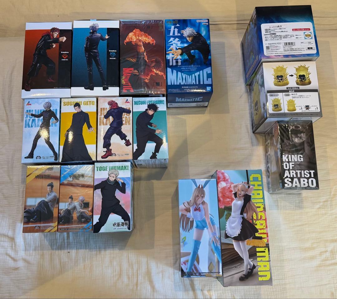 呪術廻戦　ワンピースなど フィギュアセット 未開封