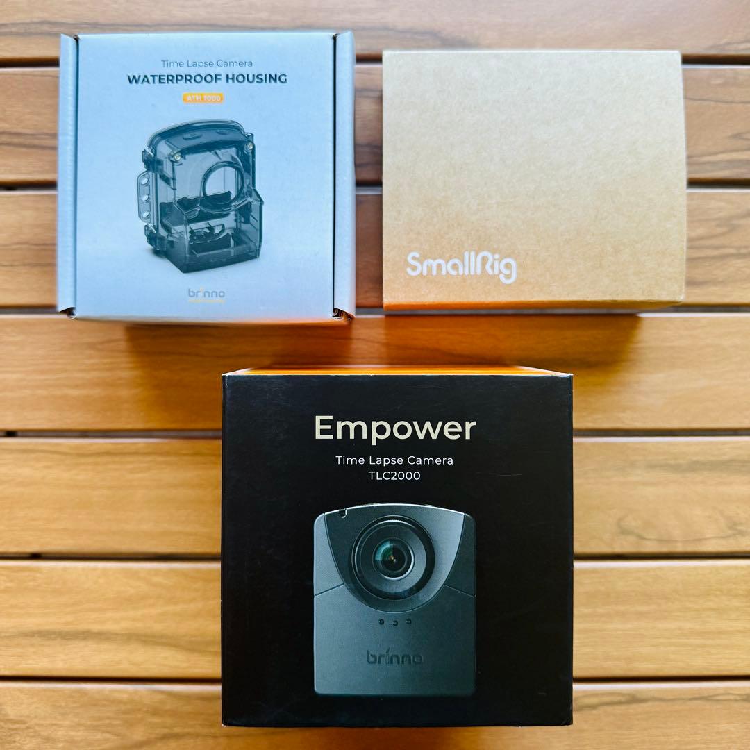 Brinno TLC2000 タイムラプス ATH1000防水ケース クランプ