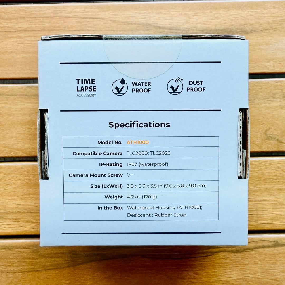 Brinno TLC2000 タイムラプス ATH1000防水ケース クランプ