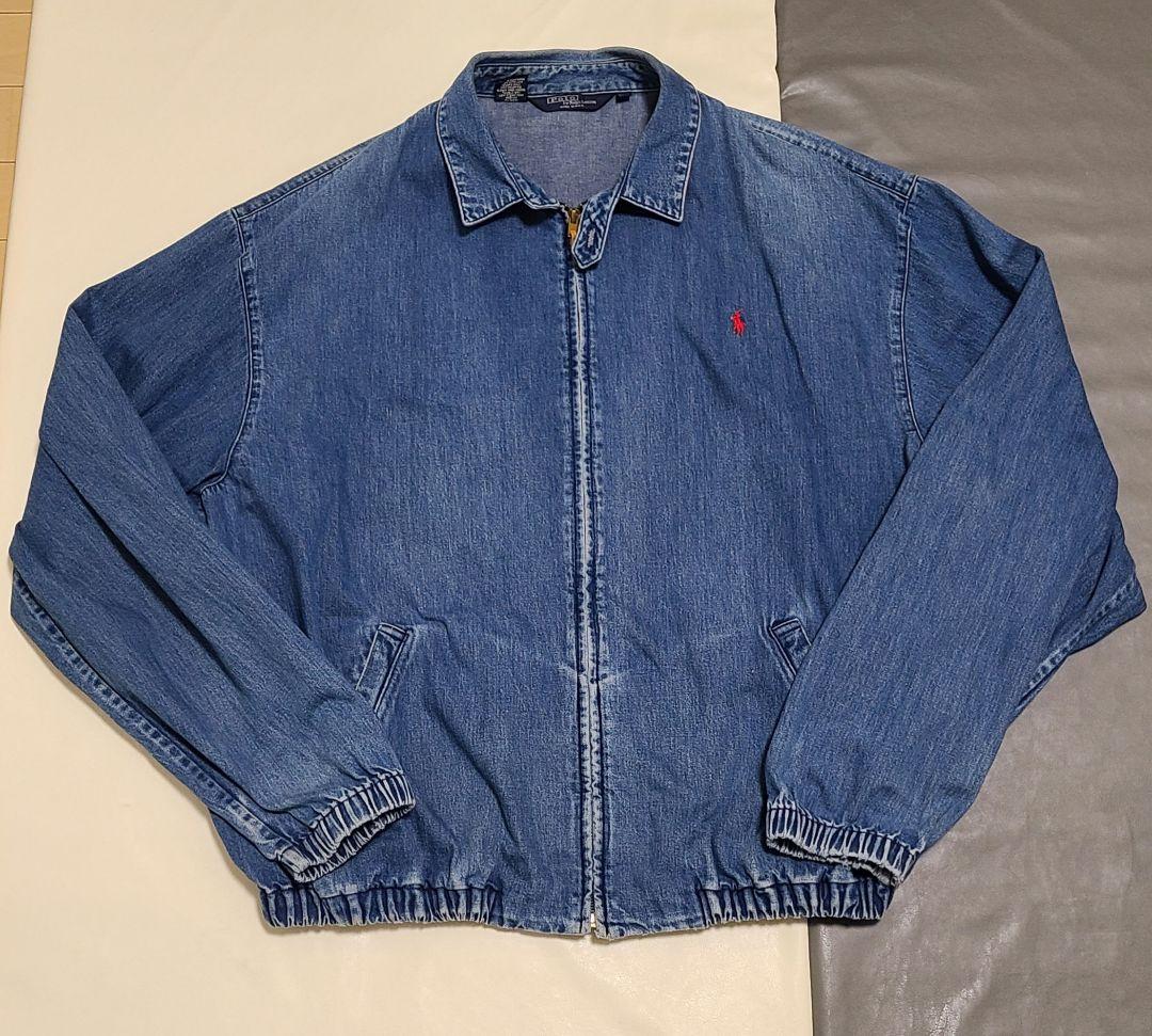 古着　ポロラルフローレン　80s.90sスイングトップ デニムジャケット　USA