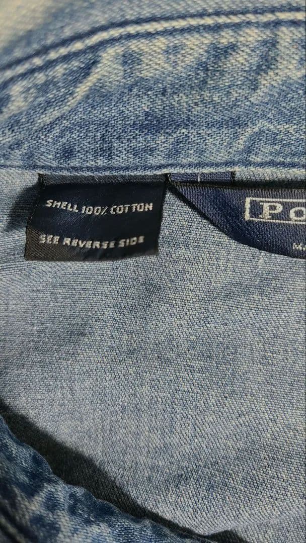 古着　ポロラルフローレン　80s.90sスイングトップ デニムジャケット　USA