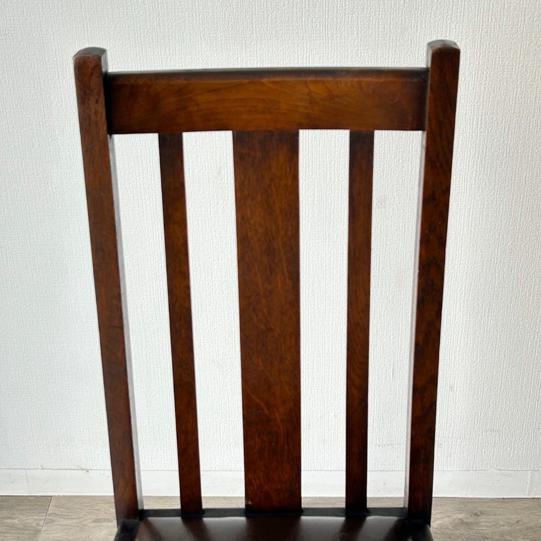 イギリス アンティーク 家具 ハイバック ダイニング チェア 椅子 420A1