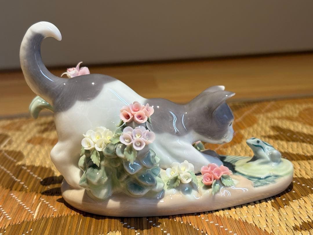 【LLADRO】にらみあい　絶版品　専用箱付き