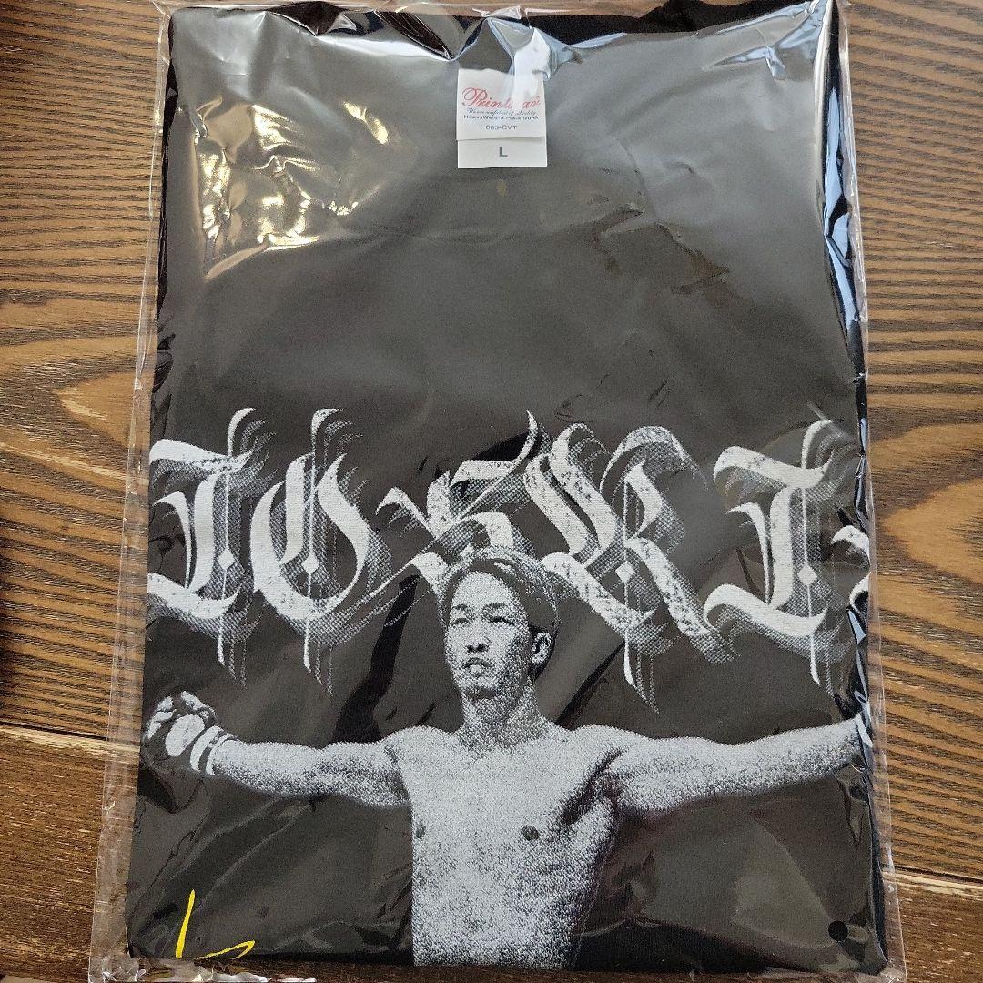 ひー朝倉未来応援tシャツ(Lサイズ)、クッションなど