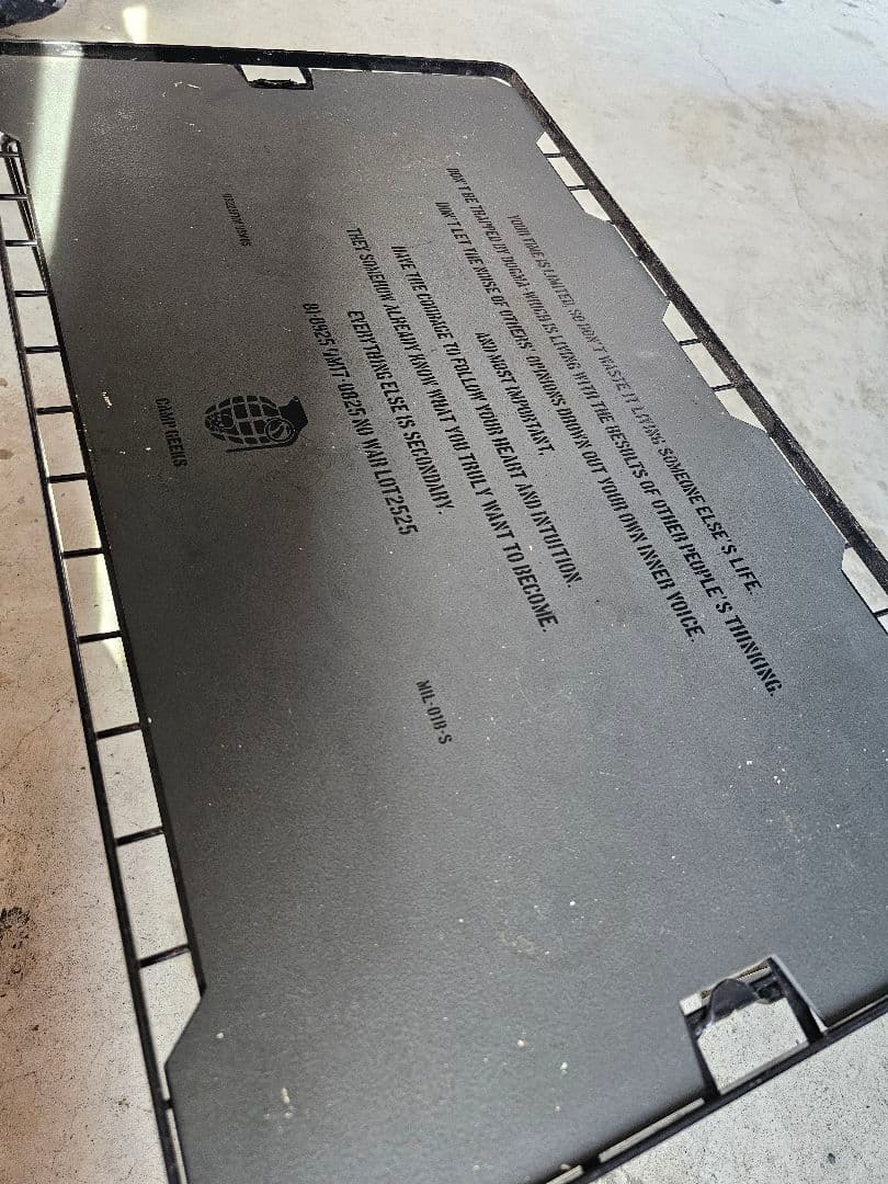 キャンプギークス　フィールドラック天板　ユニフレーム