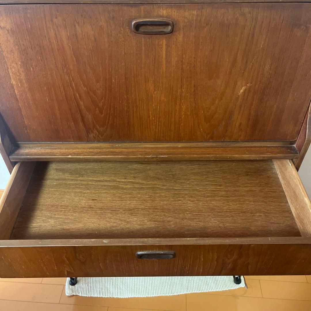 英国ヴィンテージ ライティングビューロー　ライティングデスク 1960s