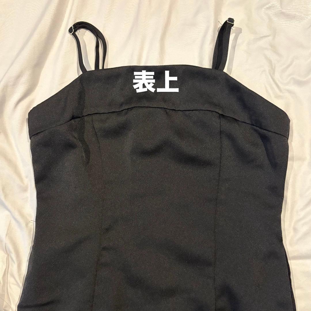 ANDRESDパーティードレス Sサイズ ベージュ・ブラック