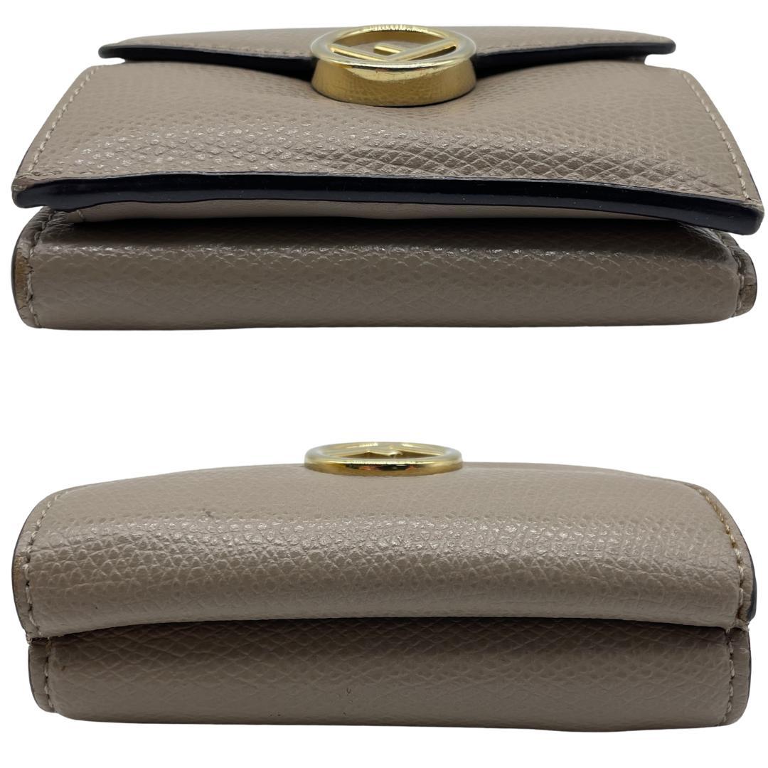 FENDI フェンディ　ズッカロゴ　スモールウォレット　三つ折り財布　付属品完備