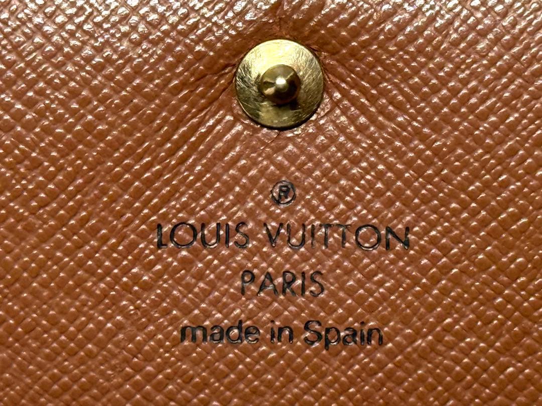 良品！ルイヴィトン　ポルトモネ・ビエ・トレゾール　L字型ファスナー財布