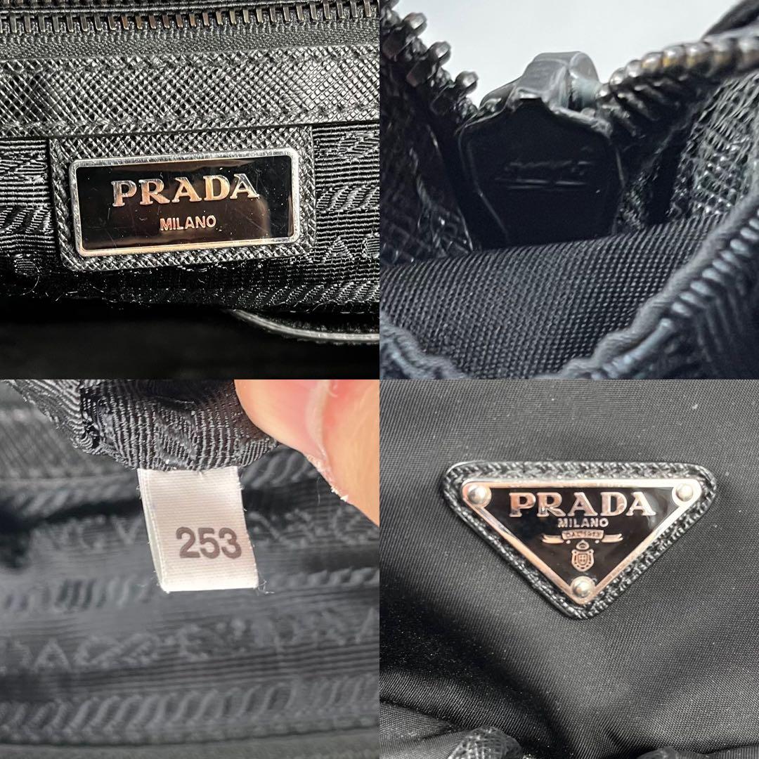 近年モデル Prada プラダ 2way ビジネスバッグ A4 斜め掛け 黒