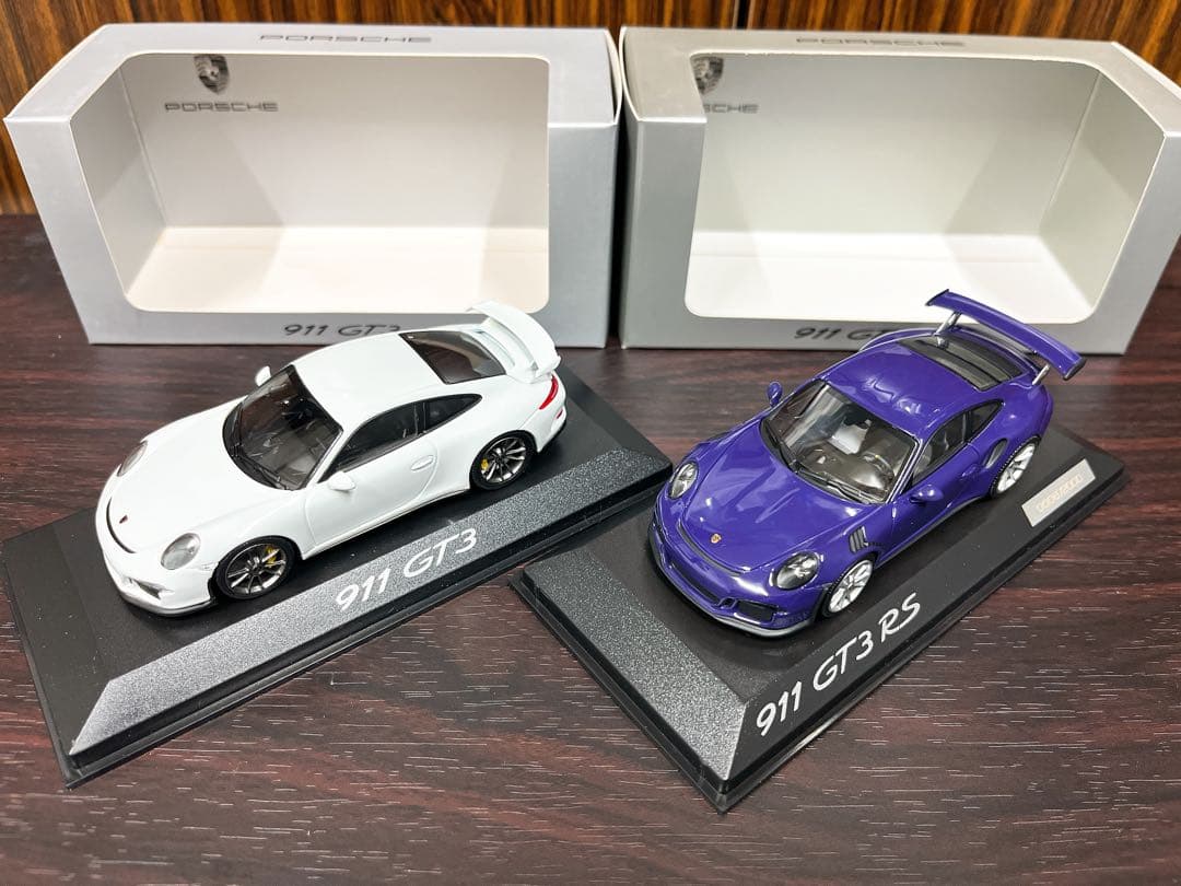 911 GT3 & 911 GT3 RS ミニカーセット レア限定品