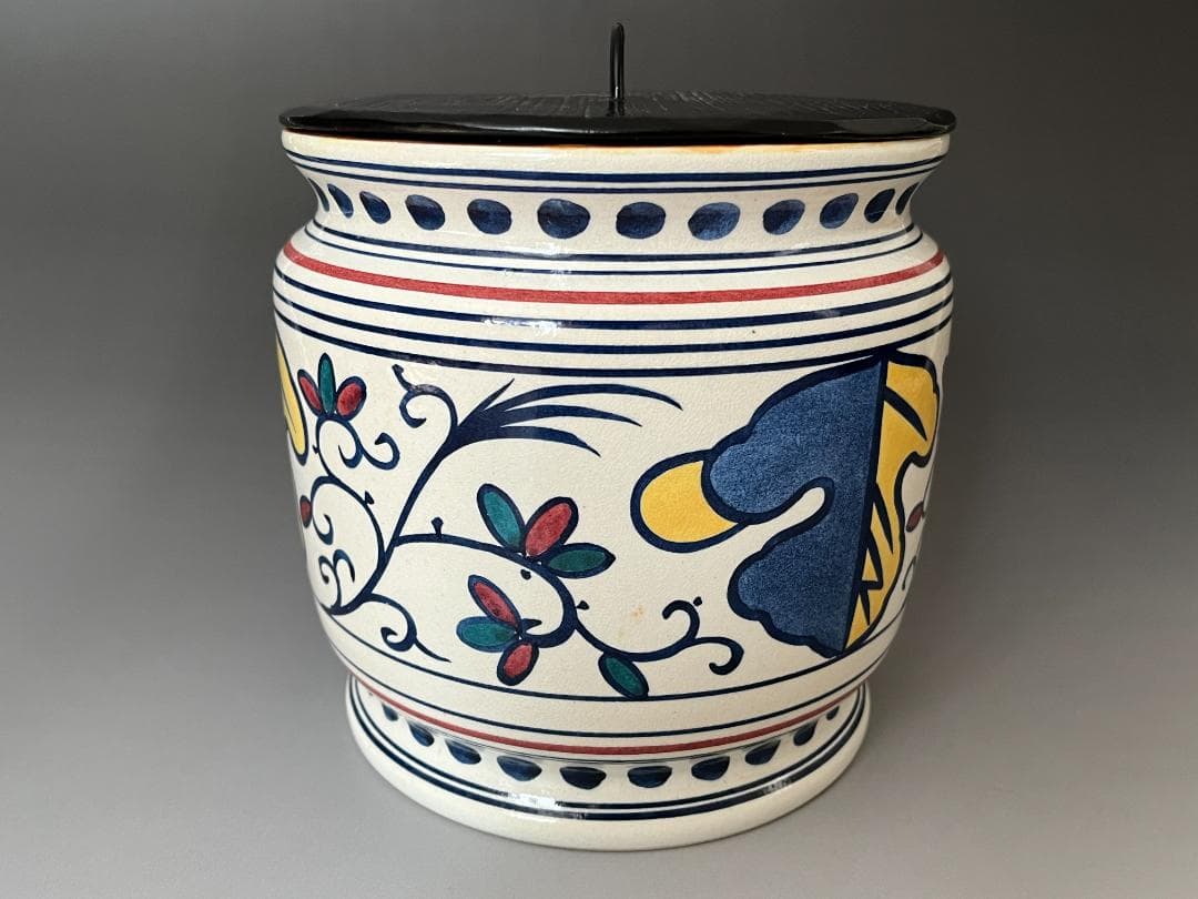 久田宗也　尋牛斎書付　陽炎園　膳所焼　オランダ写　水指　茶道具　表千家