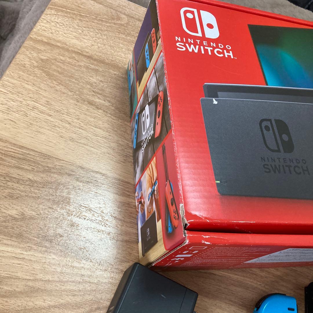 Nintendo Switch 本体 Joy-Con 青/赤　バッテリー強化型